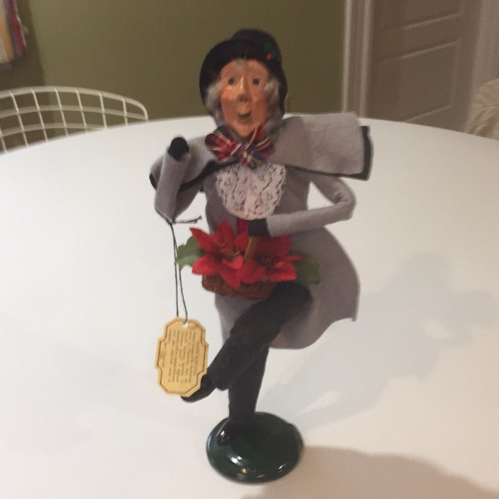 Vintage Nvr Displayed Byers Choice Happy Scrooge